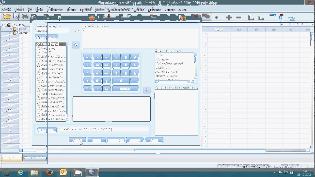 Análisis en SPSS para 1 variable