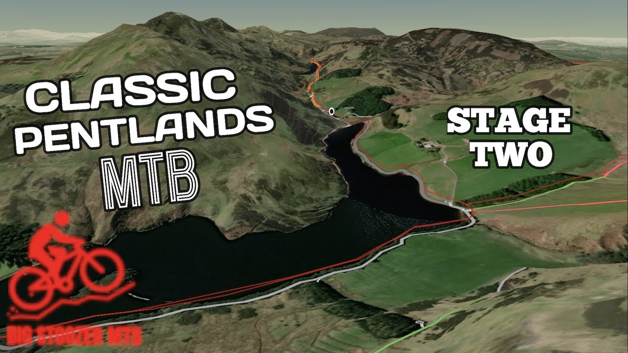 PENTLANDS MTB. Maiden's Cleugh Loop. Stage 2. Downhill mtb. Scotland mtb. GPX ROUTES INCLUDED.