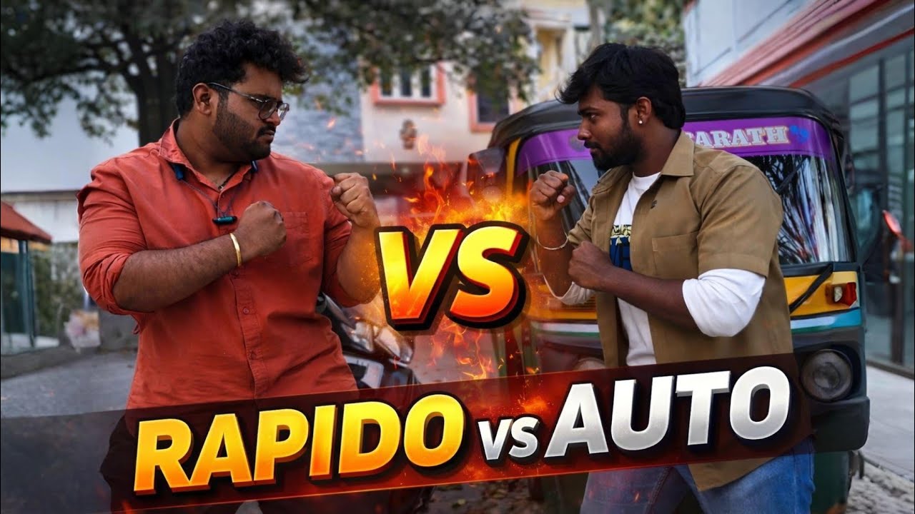 RAPIDO driver caught with AUTO driver 🤣 | Tamil comedy scenes | Paruthi Mootai