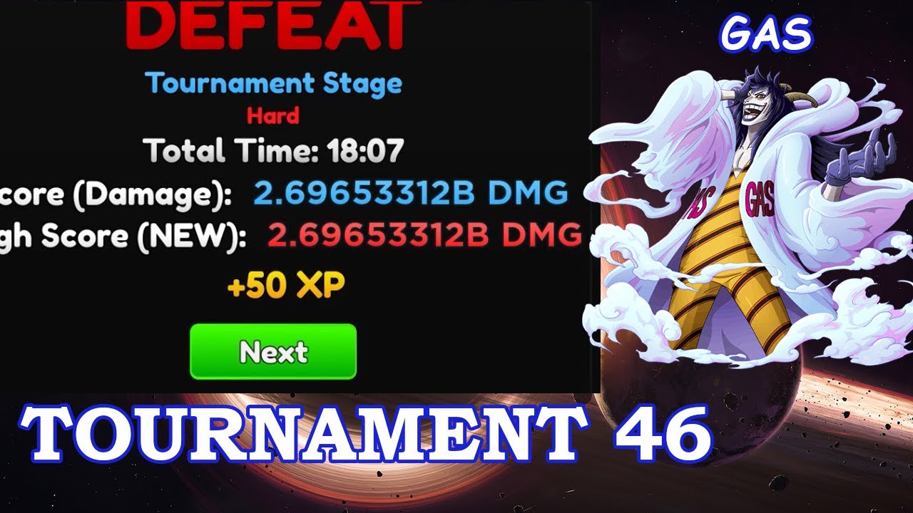 [GAS] 2.69B+ DAMAGE STRAT ON TOURNAMENT 46 | Anime Adventures