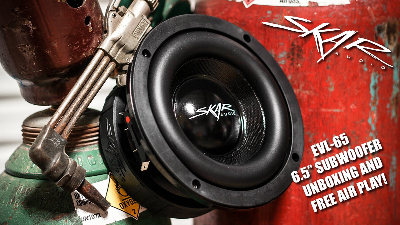 Распаковка сабвуфера Skar Audio EVL-65 6,5