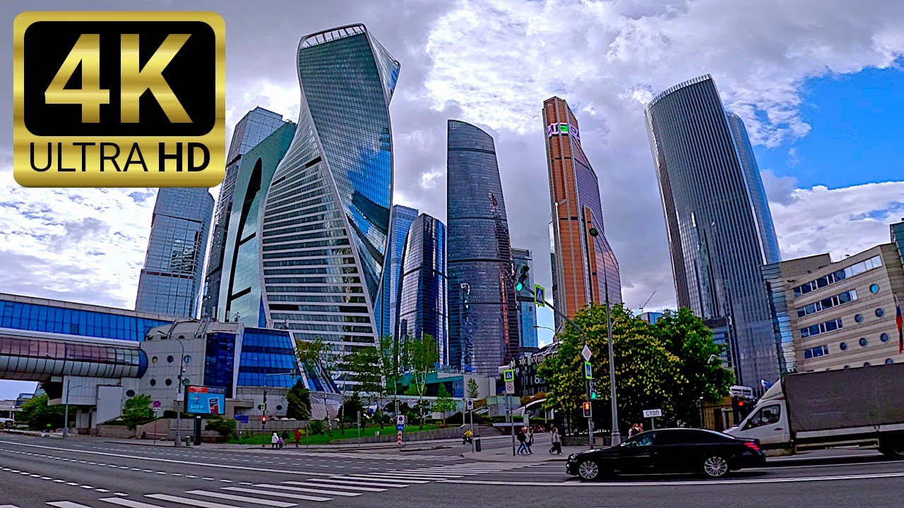 Walking Tour 4K 🇷🇺 | Moscow-City (Moscow International Business Center)