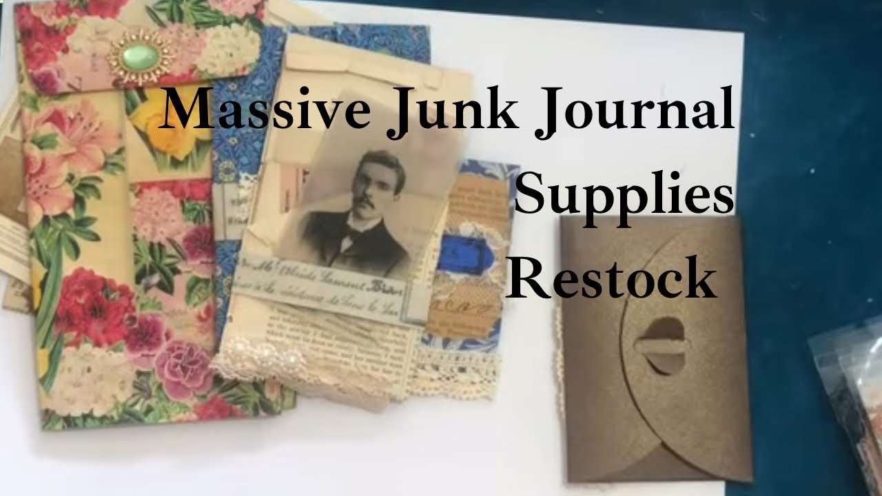 Massive Junk Journal Supplies Restock