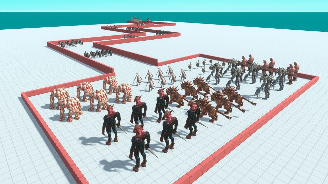 The Infernals Rescue Scourge from the Primate Maze - Animal Revolt Battle Simulator