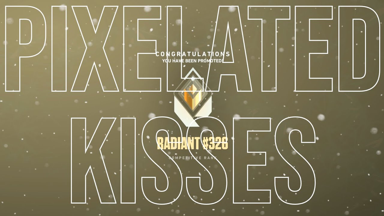 pixelated kisses