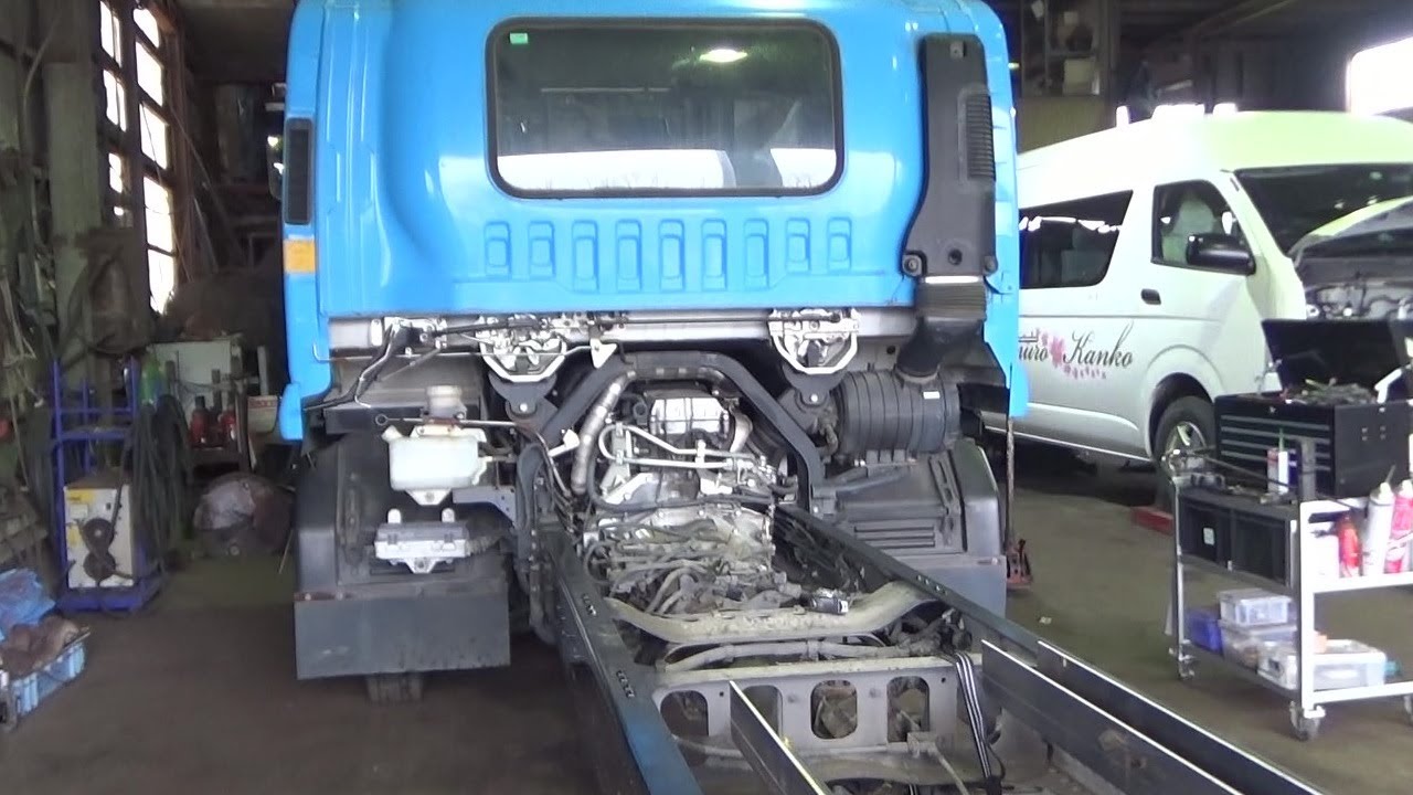 【２回】４トン車にクレーンを取付けます。いすゞフォワード編！