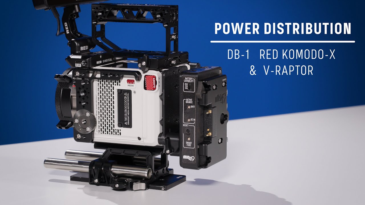 Power Distribution Box DB-1 (RED Komodo-X / V-Raptor, Gold Mount)