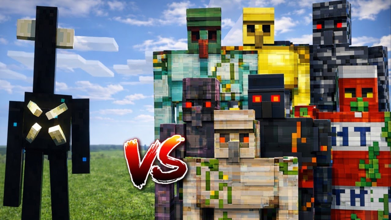 Stalker Vs Every Minecraft Golem