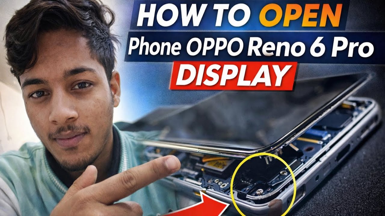 Oppo Reno 6 Pro Display Kaise Open Kare | Oppo Reno 6 Pro Disassembly 🔧