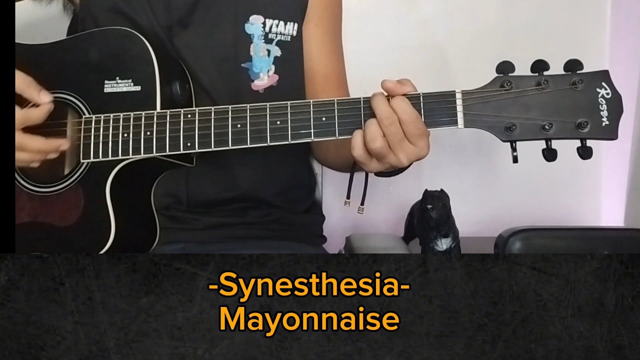 Synesthesia - Mayonnaise (GuitarTutorial w/ lyrics and chords)