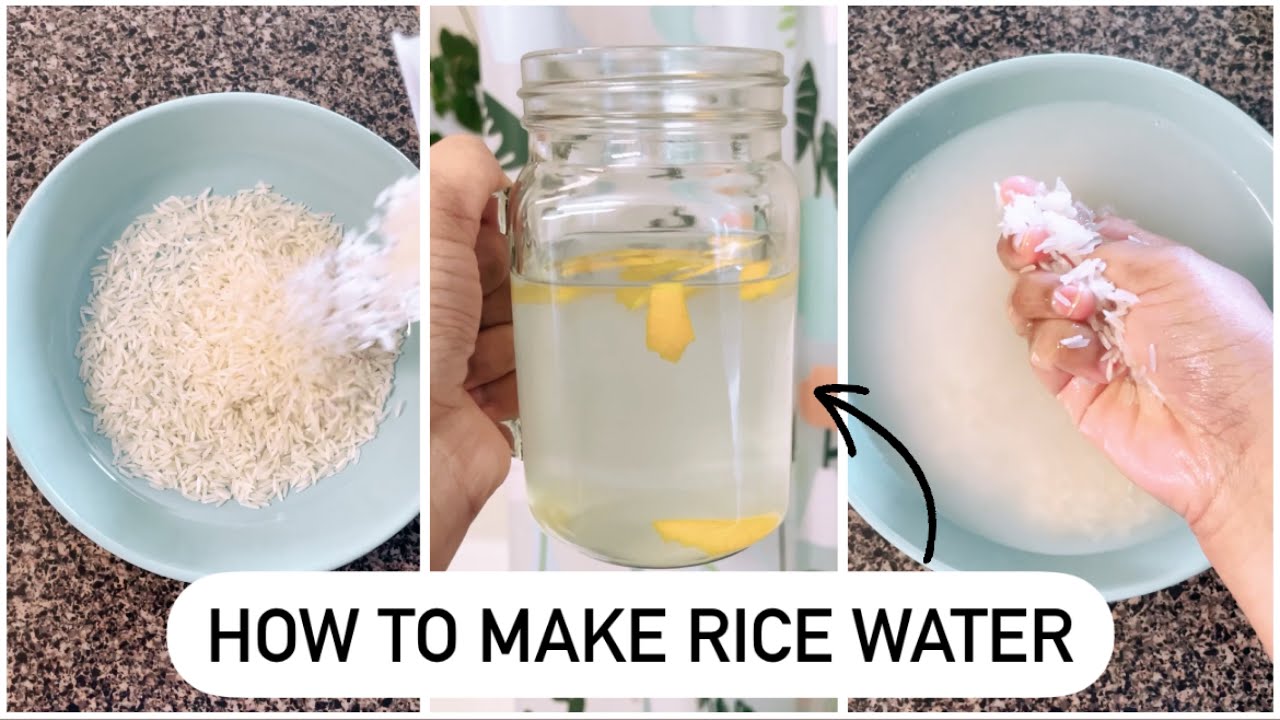How To Make Rice Water For Hair Growth | No Pungent Smell #shorts