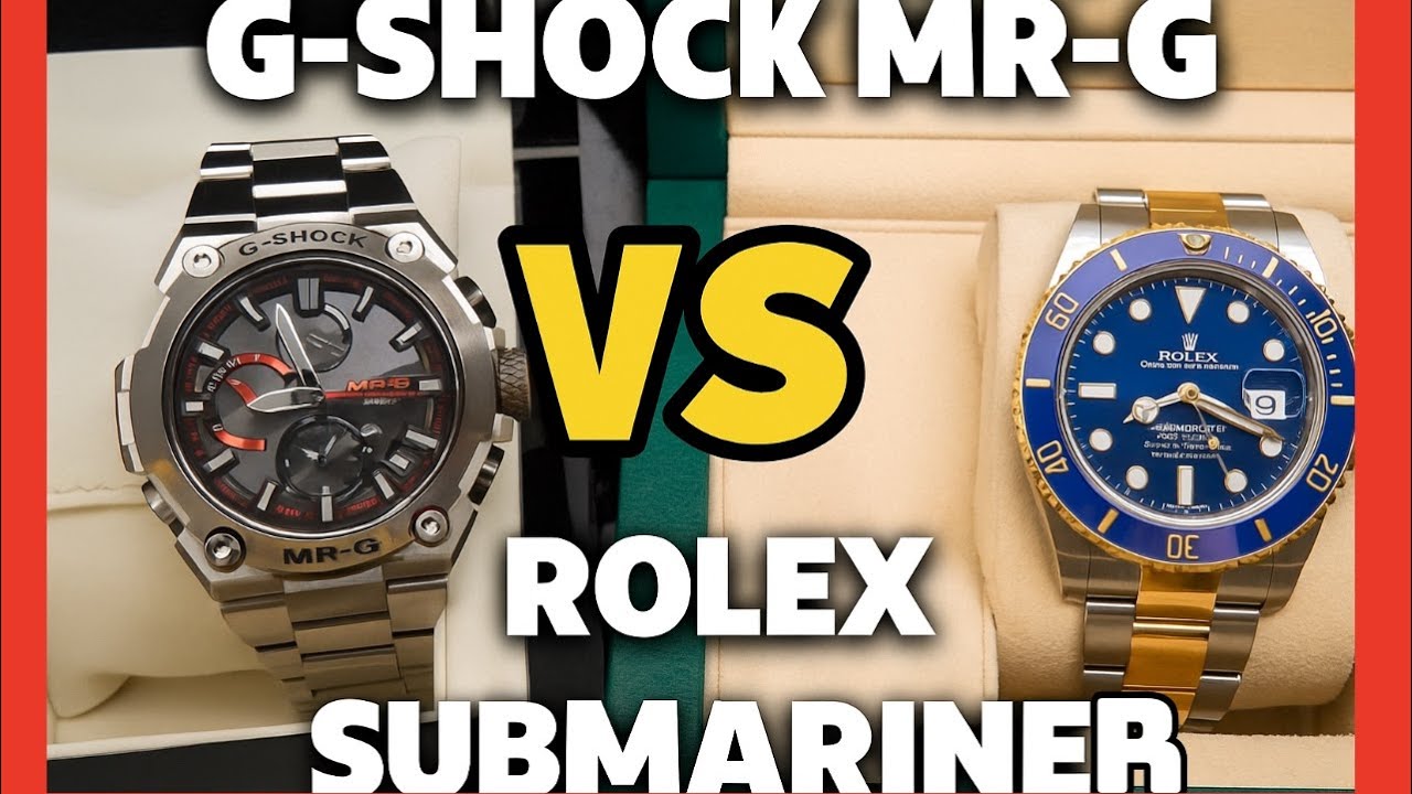 G-SHOCK MR-G против ROLEX Submariner: две иконы — прочнее, умнее, дешевле: удалось ли G-SHOCK пер...