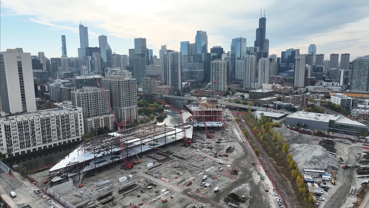 Bally’s Casino Construction Site | Chicago, IL [Drone View] | October 2025