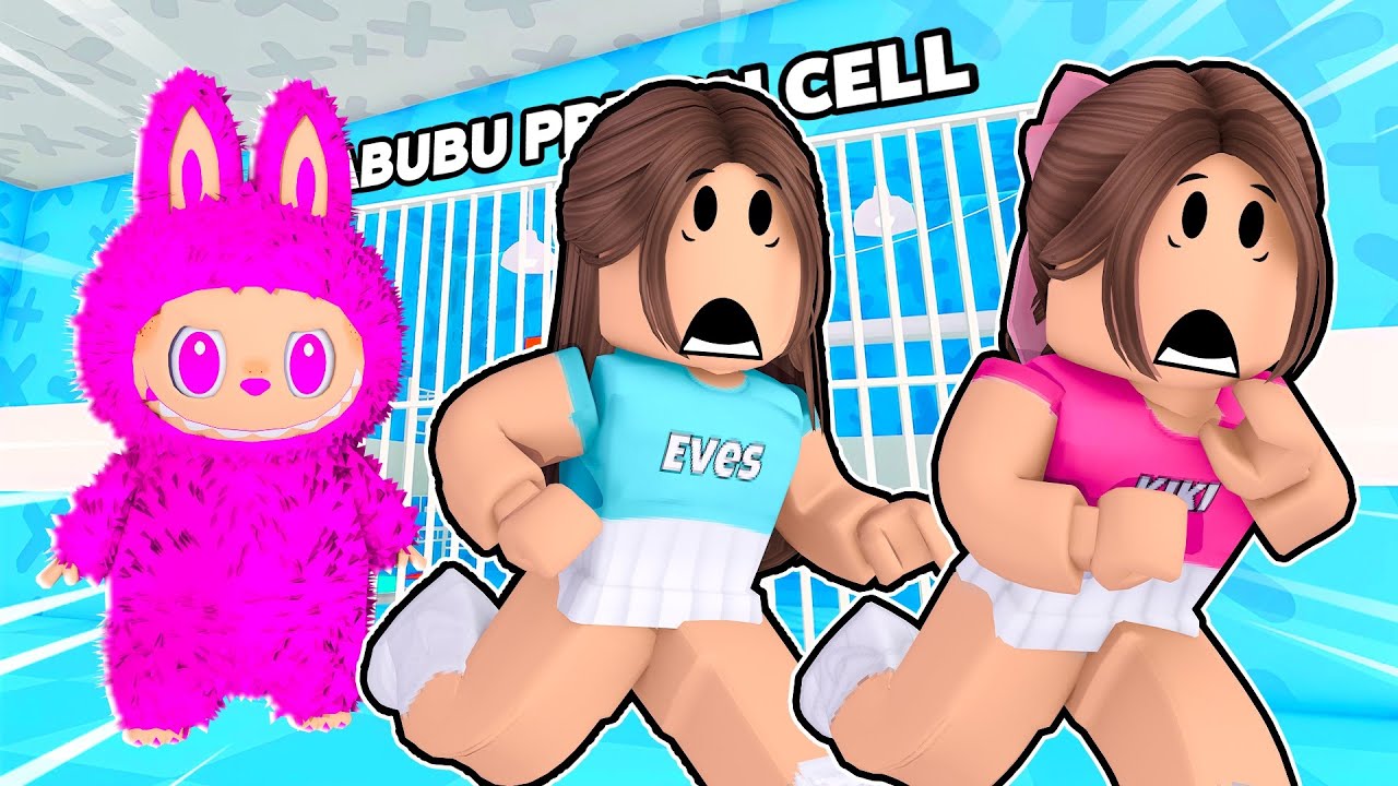 МЫ СБЕЖАЛИ ИЗ ТЮРЬМЫ ЛАБУБУ В ROBLOX (OBBY)