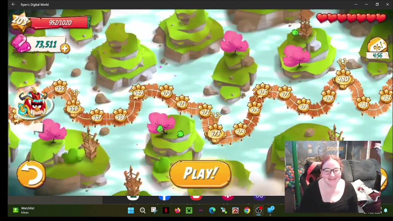 Angry Birds 2 Map Saga Scroll 1- 3500! Diana Narrating The Chapter Names!