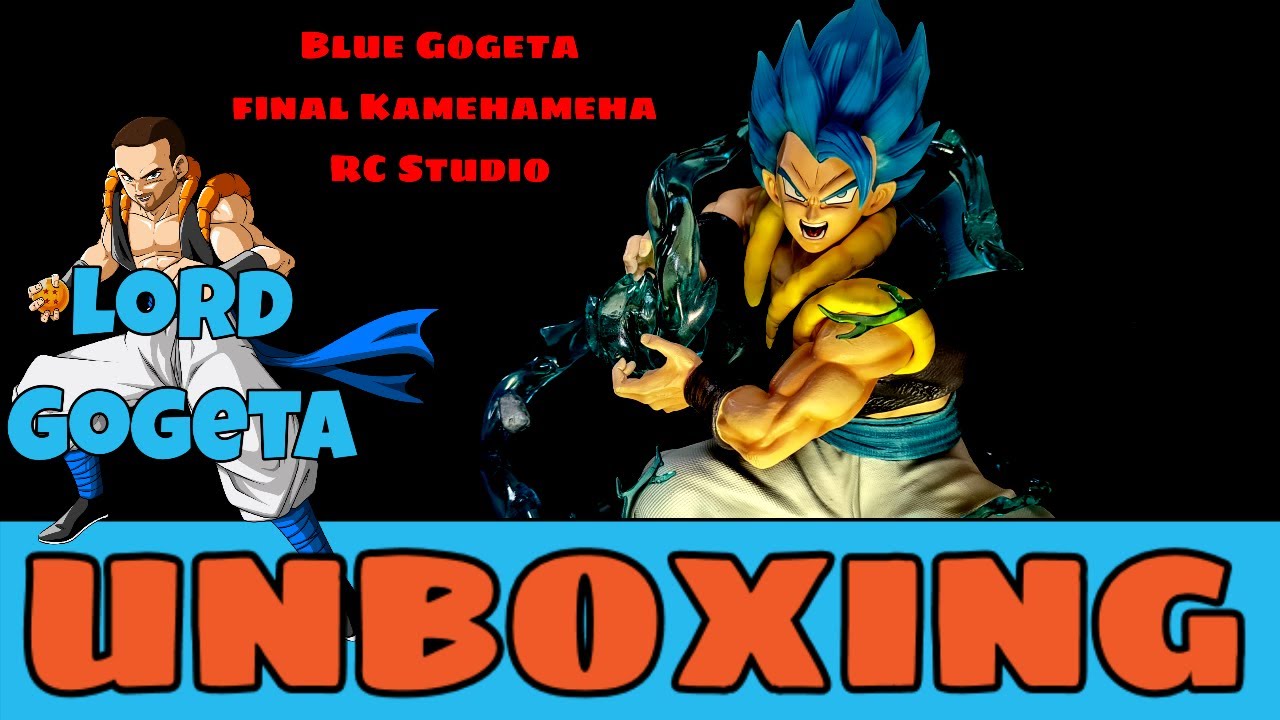 UNBOXING RÉSINE  : BROLY MOVIE SSJ BLUE GOGETA – FINAL KAMEHAMEHA DE RC STUDIO