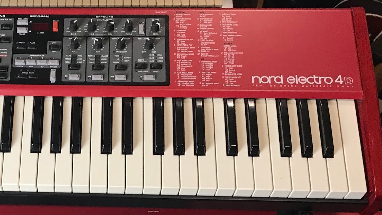 Clavia nord electro 4 d sound no talking