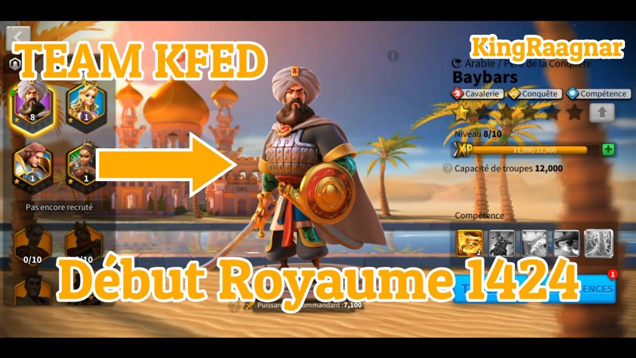 Rise Of Kingdoms - Début du royaume 1424 avec la team KFED ! 