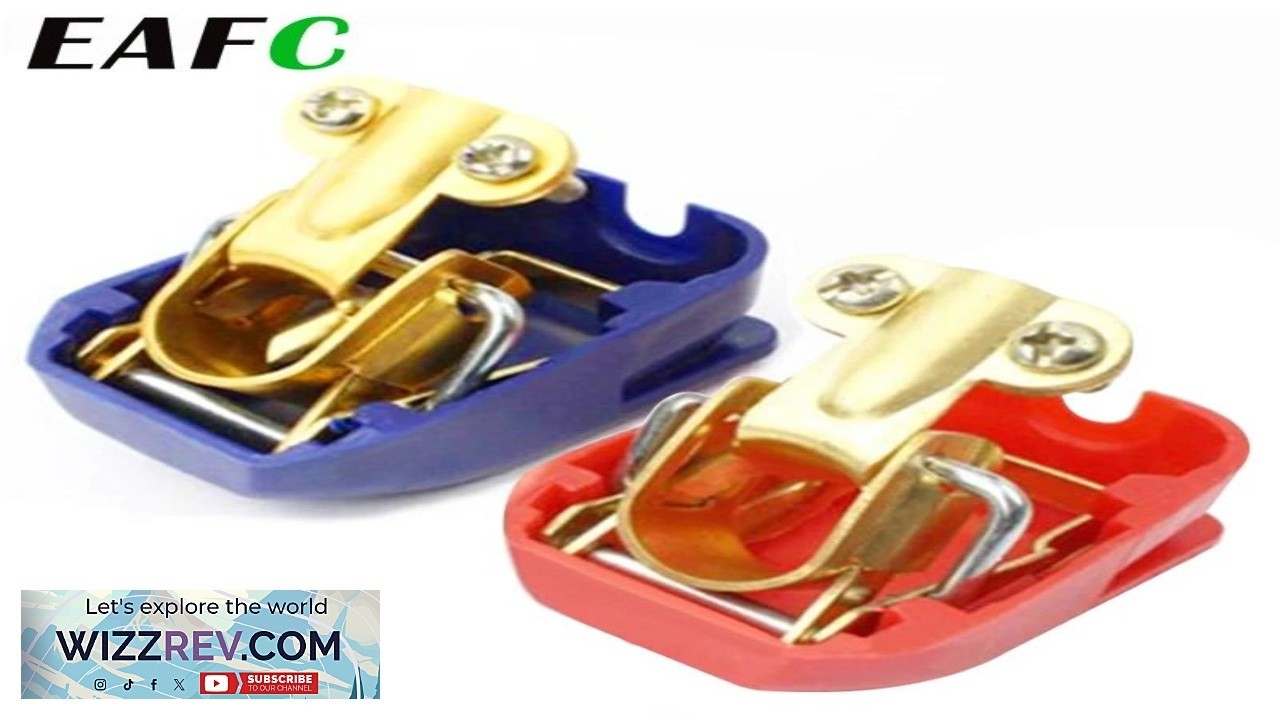 1 Pair 12V Electrode Quick Release Lift Off Connector Clamps Car Battery