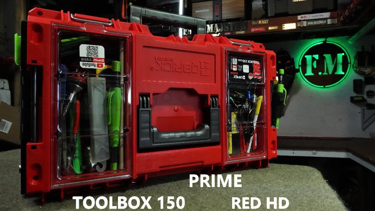 Qbrick System Prime Toolbox 150  Red Ultra HD CUSTOM
