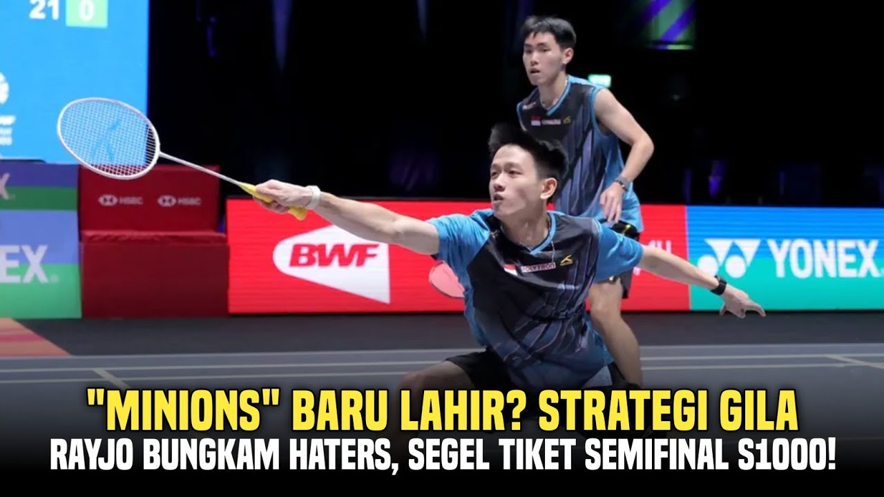 LIANG/WANG FRUSTASI TOTAL! Smash Mematikan Raymond Indra & Teriakan Joaquin Hancurkan Mental China