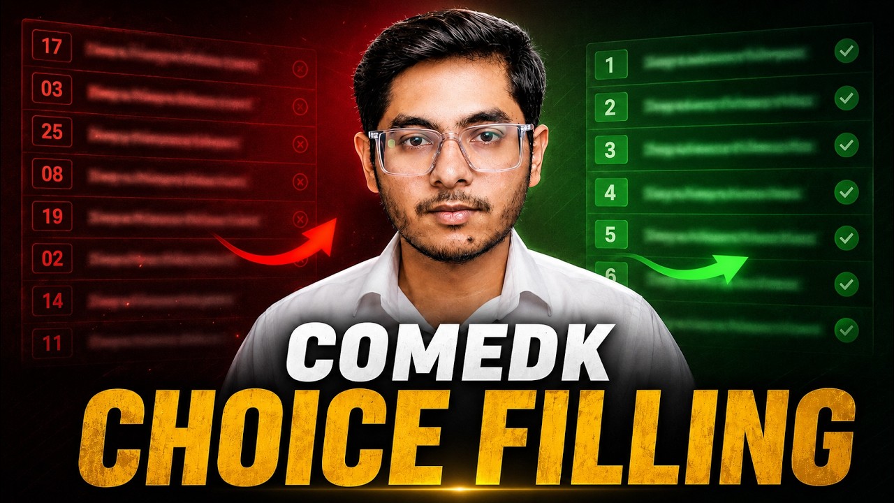 Let Me Do Your COMEDK Choice Filling! (The Master Preference List)