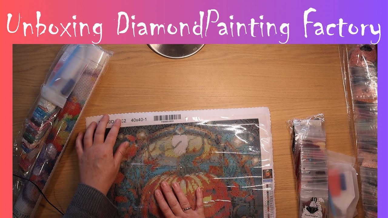 Diamond Painting Factory Unboxing/Haul