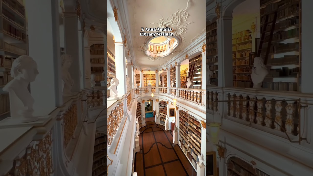 😳 why does everyone visit Europe but skipps these libraries? #library #books #arthistory #art