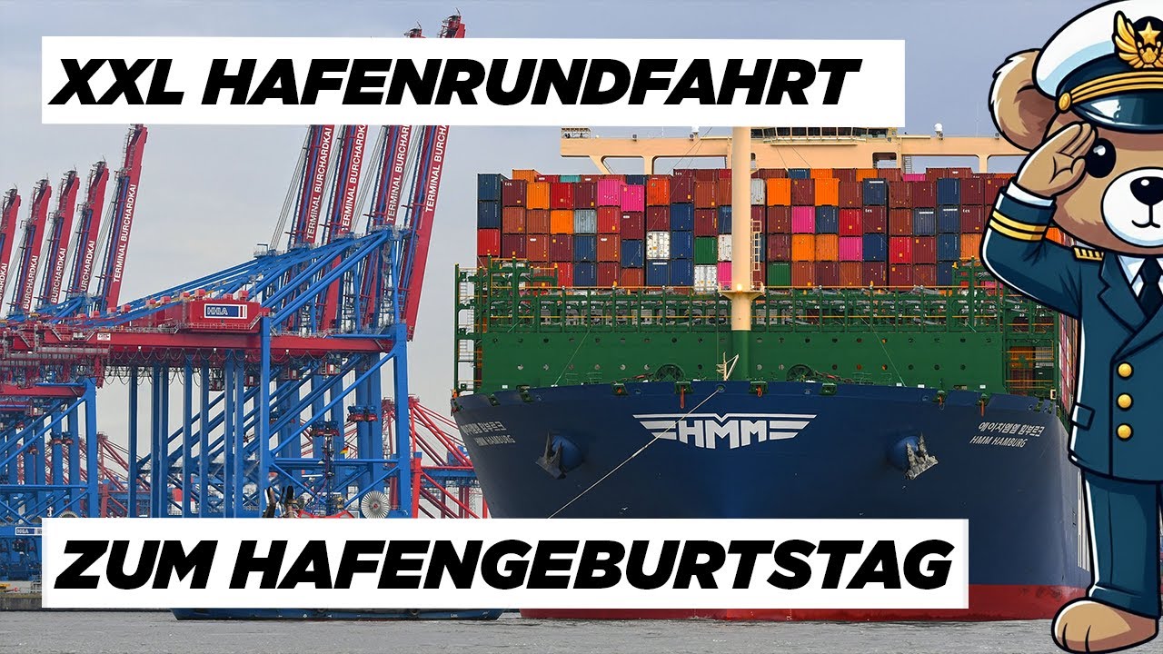 Hamburg XXL Hafenrundfahrt - Speicherstadt und Containerhafen | 11.05.2024 | 4K