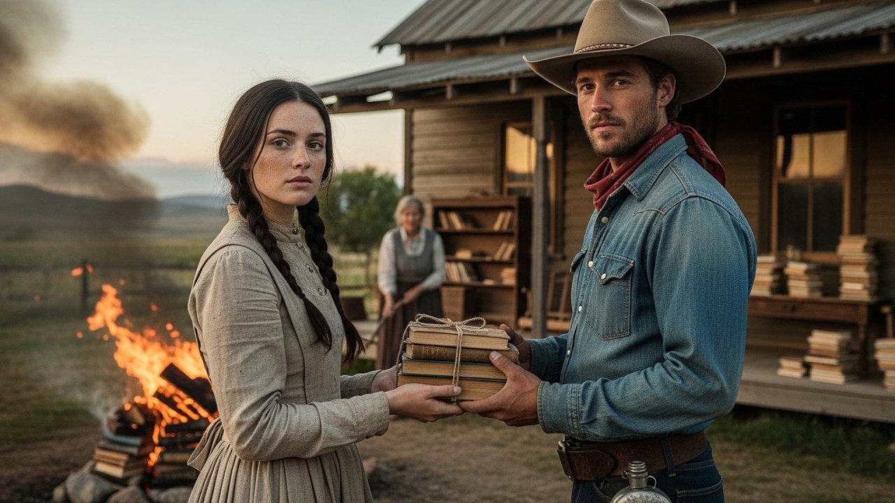 Her Mother Burned All Her Books When She Turned Twelve, The Cowboy Built Her A Library From Nothing