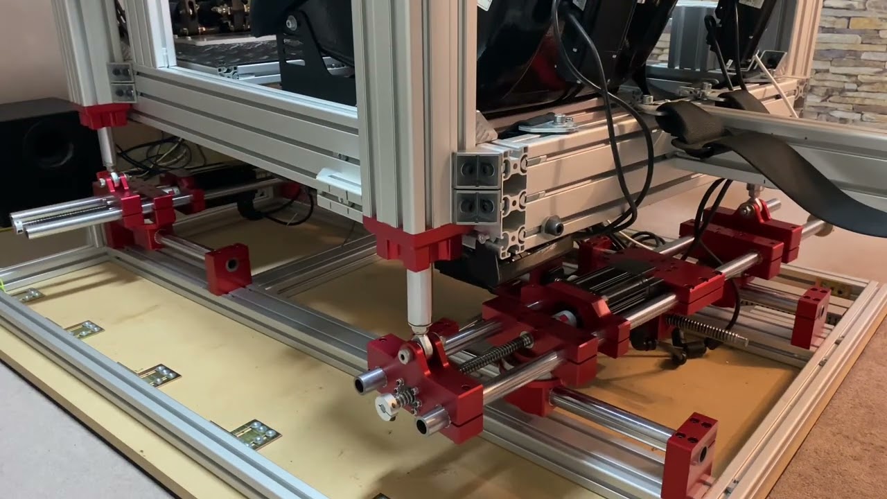 Highend Alu Simulator im Test Modus in SimHub.