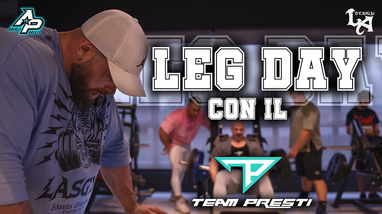 10 WEEKS OUT - LEG DAY CON IL TEAM PRESTI: MIRCO FILA & ANDREA BOLZONI