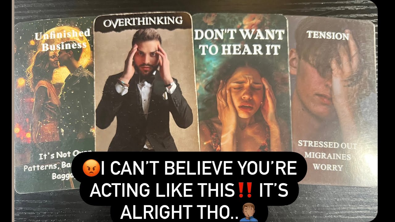 😤THEY’RE SO UPSET WITH U‼️THEY FEEL LIKE  UR NOT TALKING ON PURPOSE THEIR FEELINGS IS HURT😔
