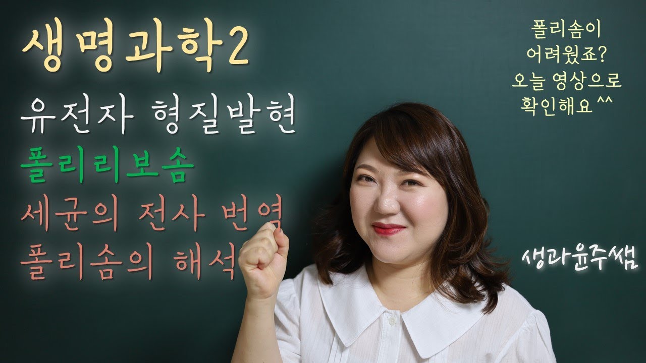 [생명과학2]4.유전자발현과 조절 / 11.폴리솜, 폴리리보솜