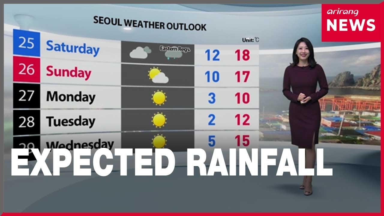 [Weather] Overall pleasant autumn weather nationwide except the east coast with rain