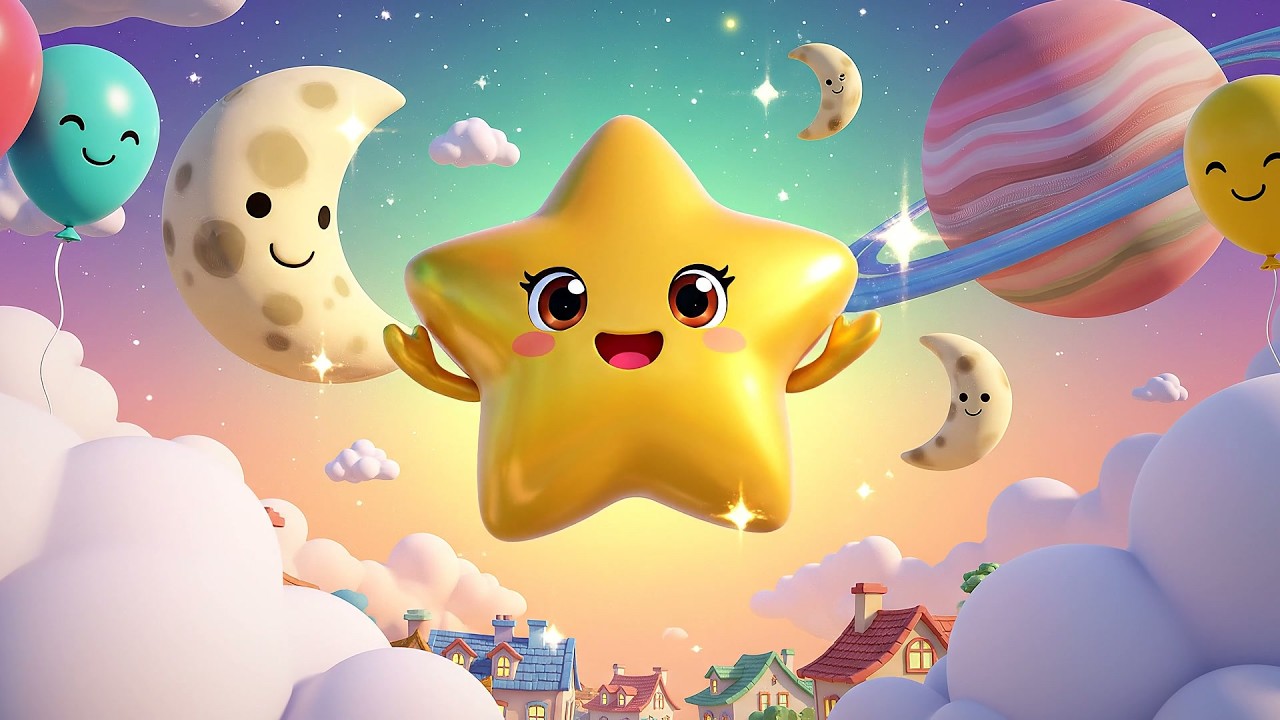 Sleepy Star Twinkles Tink Tink Too | Bedtime Lullaby & Sleepy Time Kids Song