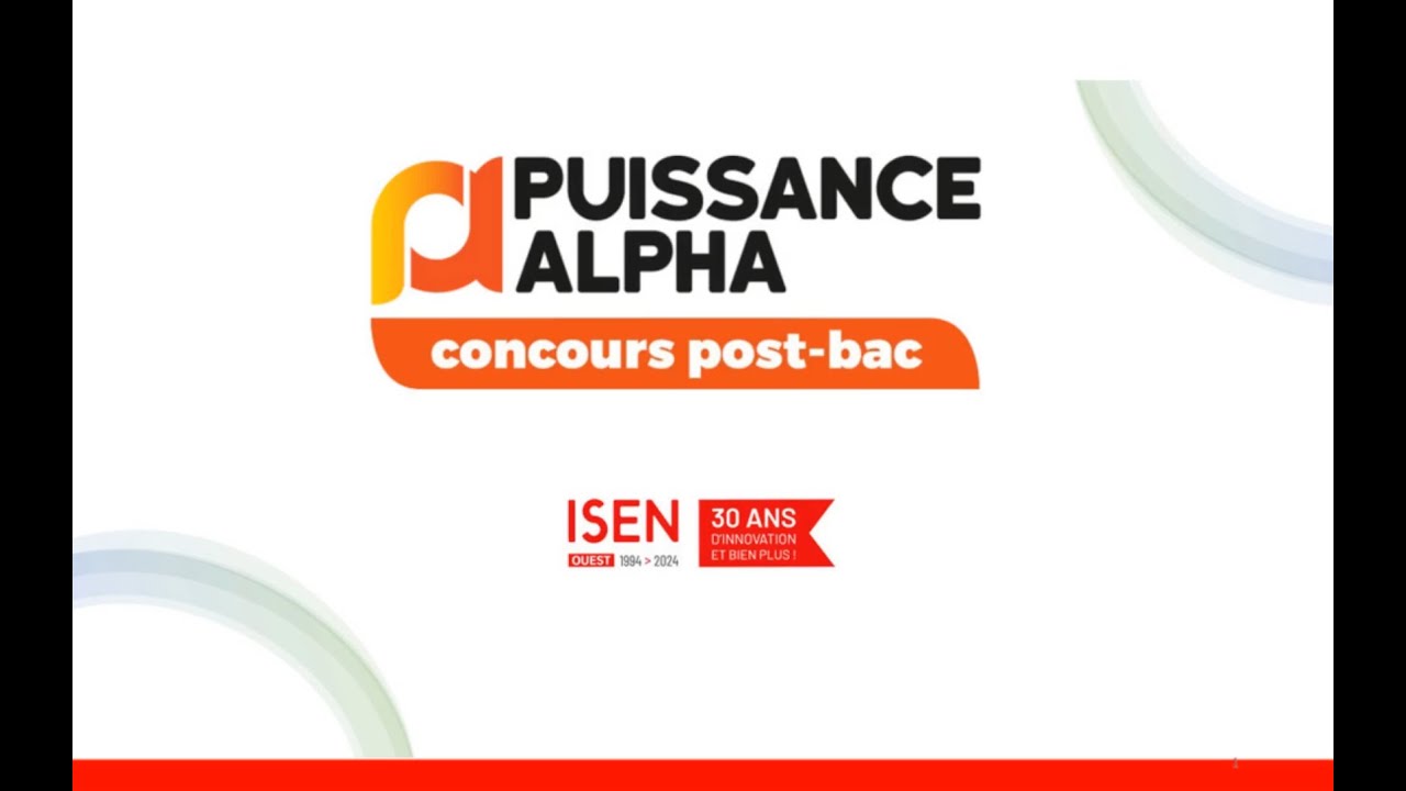 Repay du webinaire : Tout savoir sur le Concours Puissance Alpha pour intégrer l'ISEN Ouest