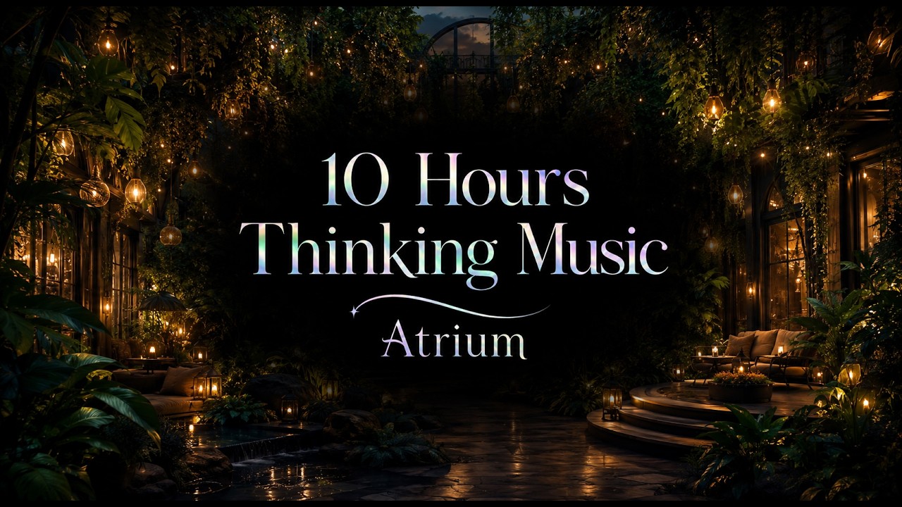 10 Hours | Thinking Music | Atrium