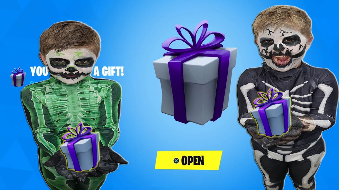 i GIFT My 2 ZOMBIE Kids A NEW Fortnite Skin in The NEW Fortnite item Shop Today (NEW Challenge)