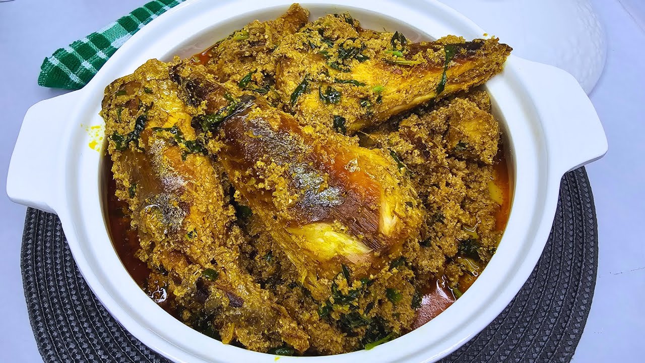 Perfectly cooked Fish Egusi Soup | Nigerian Comfort Food That Will Make You Fall In Love