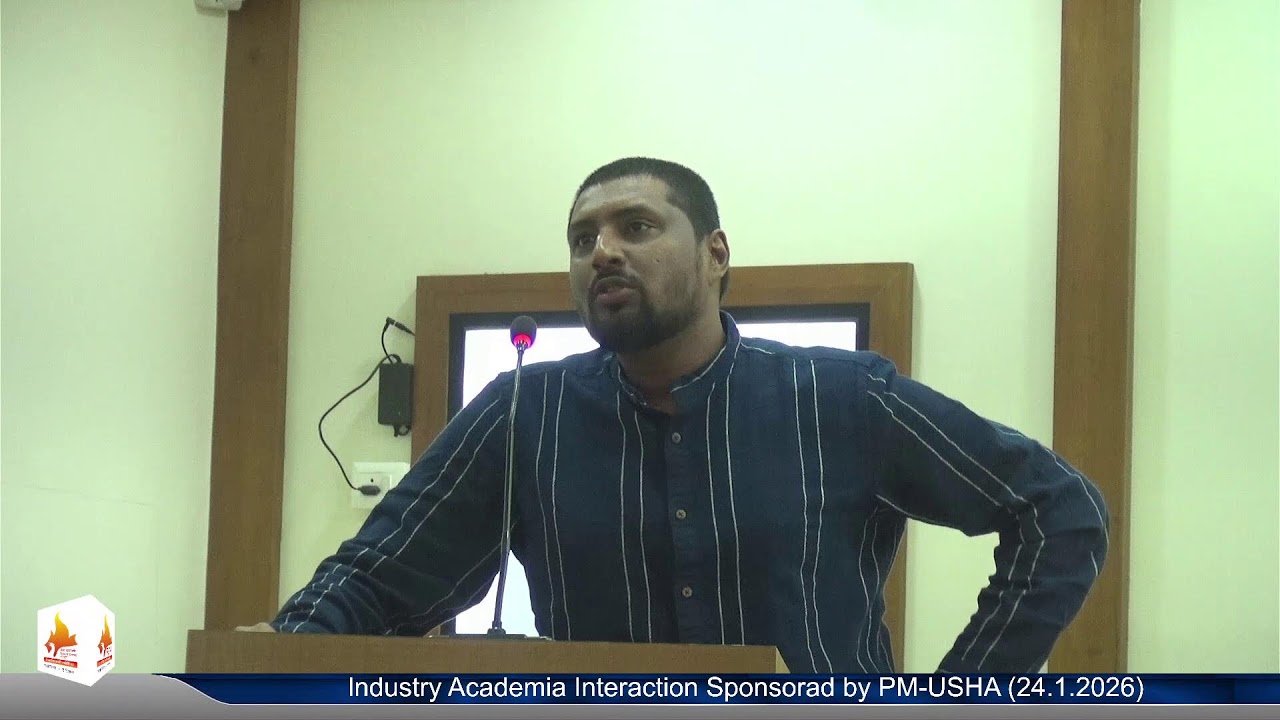 lndustry Academia Interaction Sponsorad by PM-USHA (24.1.2026)