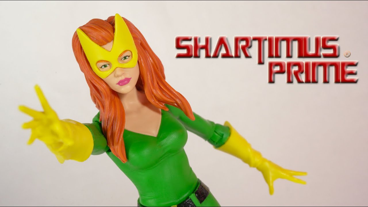 Marvel Legends Marvel Girl Jean Grey Tri-Sentinel BAF Wave X-Men House of X Hasbro Figure Review