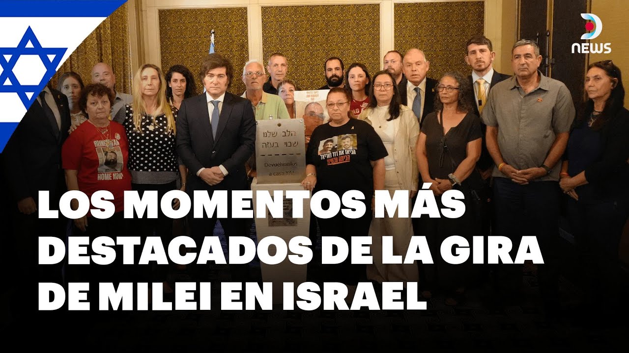 🇮🇱 Milei se reunió con familiares de los secuestrados por Hamás | DNews