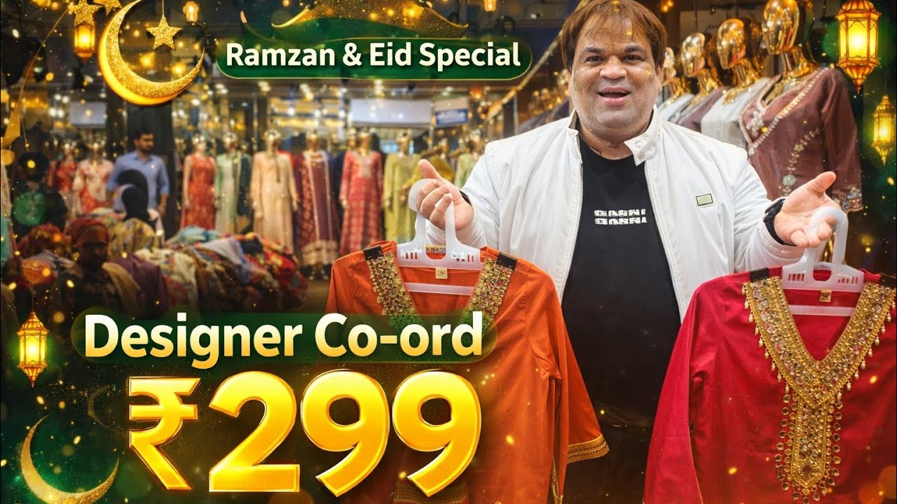 Ramzan & Eid Special Collection 🌙 Kurti Wholesale Market Delhi | ₹299 Designer Co-ord Sets