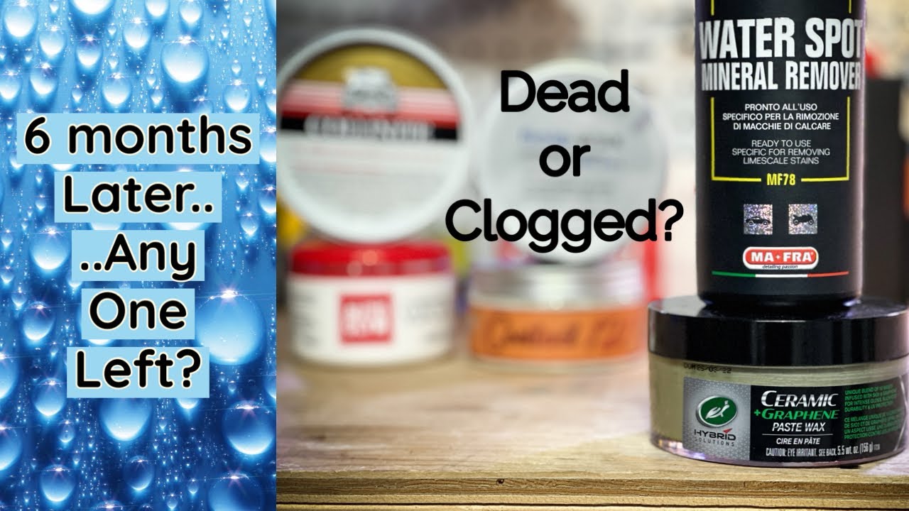 6 months later, are they dead or just clogged? - Turtle Wax Ceramic Graphene Paste Wax Conclusion!