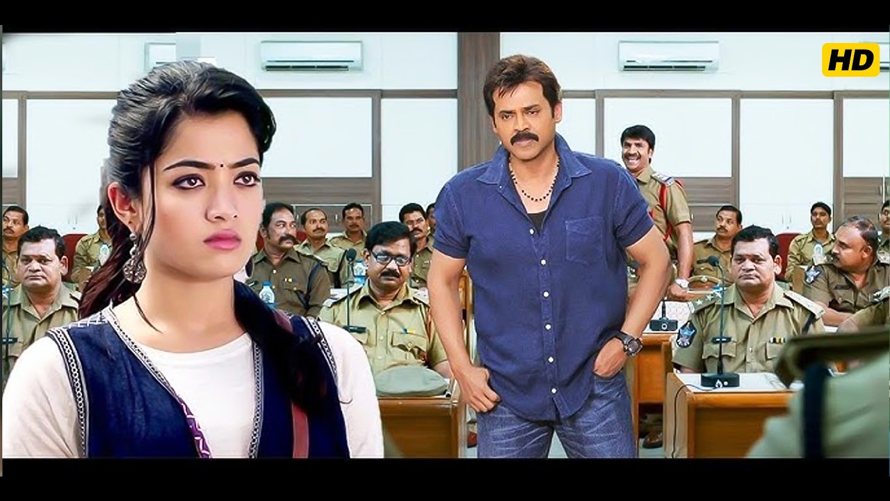 South Hindi Dubbed Action Romantic Movie Full HD 1080p | Venkatesh, Meena, Radhika | New Movie