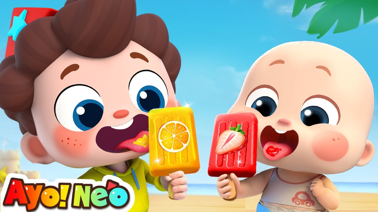 Es Loli Warna-warni Siap Dinikmati? 🍧❄️ | Lagu Es Krim | Ayo! Neo | Yes! Neo Bahasa Indonesia
