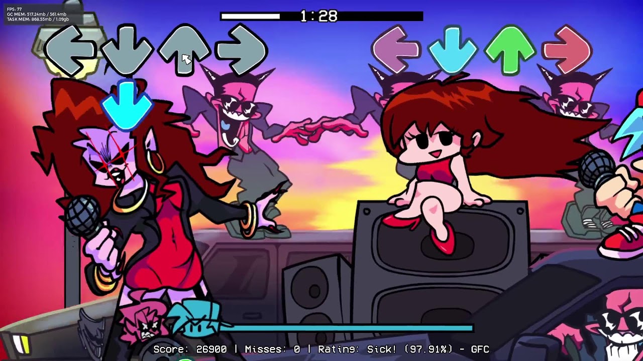 playing fnf p-slice engine