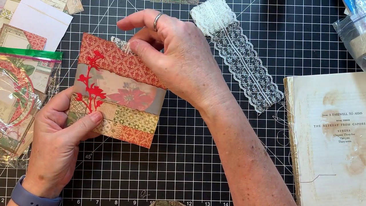 Scrappy Saturday! - Vellum & Scrap Pockets!  Tim Holtz Clusters!