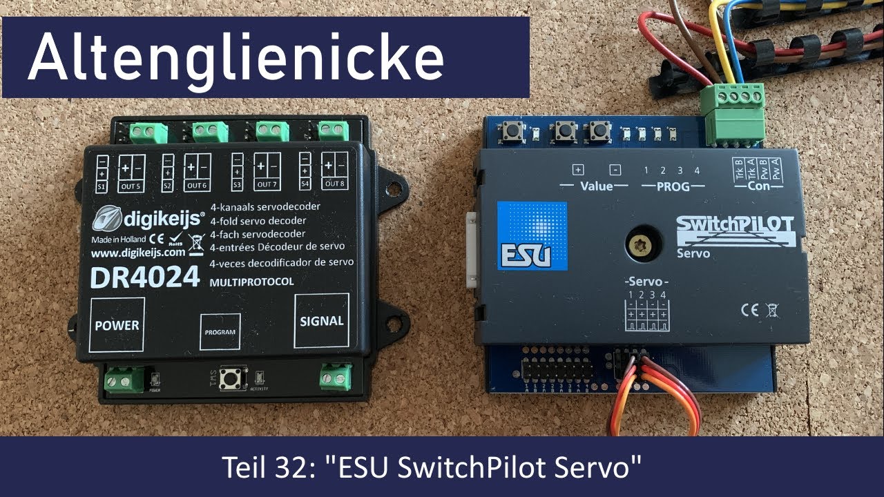 Spur N Teil 32: ESU SwitchPilot Servo - Einbau und Programmierung